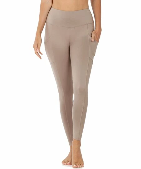 Coupon โจ Zenana Ash Mocha Side-Pocket Microfiber Leggings - ๐ฉ Women โ๏ธ