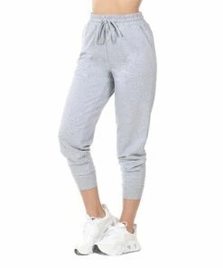 Budget 🧨 Zenana Heather Gray Side-Pocket Drawstring Joggers - Plus ✔️