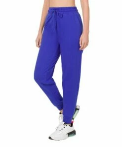 Best Pirce 😍 Zenana Bright Blue Side-Pocket Drawstring Joggers - 👩 Women ✔️