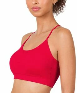Cheapest 👏 Zenana Ruby Seamless Cross-Back Bralette 😉