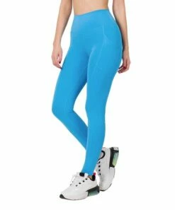 Hot Sale 🔥 Zenana Deep Sky Wide-Waistband Pocket Leggings - 👩 Women 💯