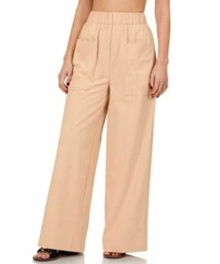 Brand new 🔔 Zenana Dusty Blush Front Patch Pocket Wide-Leg Pants - 👩 Women 🤩