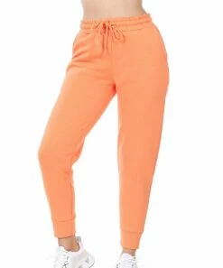 Best deal ๐ Zenana Peach Drawstring-Waist Pocket Joggers - ๐ฉ Women ๐