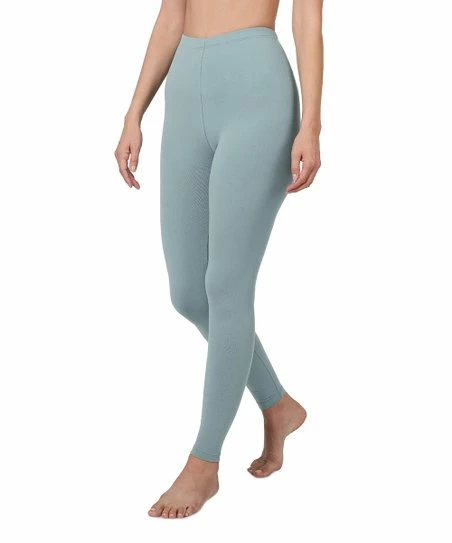 Cheapest ๐ Zenana Blue Gray High-Waist Microfiber Leggings - ๐ฉ Women & Plus โ๏ธ