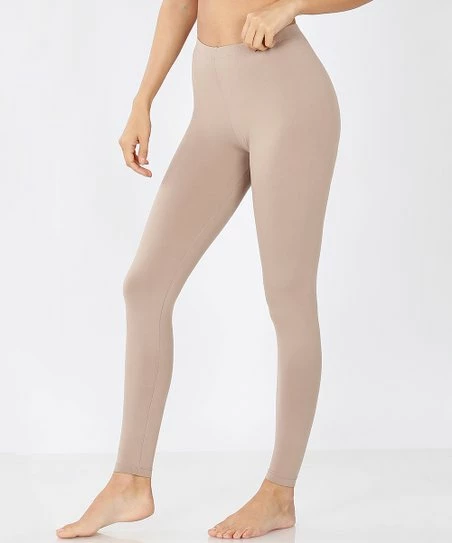 Best deal โค๏ธ Zenana Ash Mocha High-Waist Microfiber Leggings - ๐ฉ Women ๐ฏ